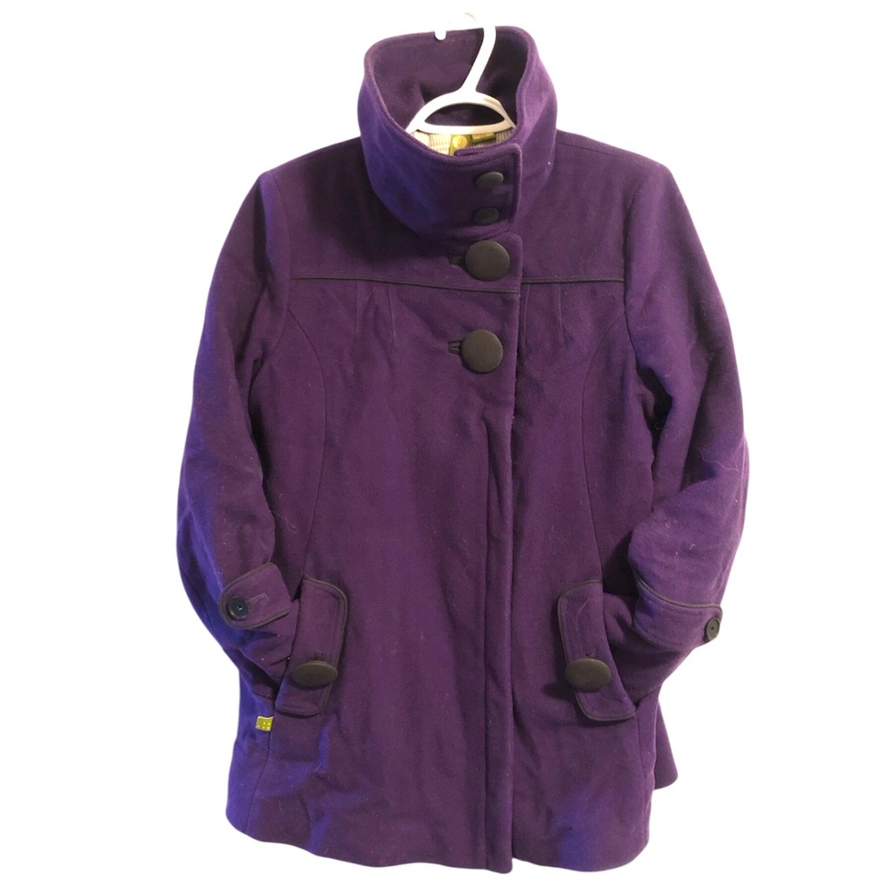 Soia & Kyo | Purple Wool Coat